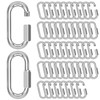 phepetroll M6-50 Pack 2.3” Quick Links Chain Connectors, 1/4″ Galvanized