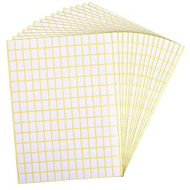 2940PCS Matte White Labels Stickers 0.5" x 0.3" Small Blank Labels Removable Price Stickers to Write On Sticky Name Tags for Jar Diamond Art Boxes Folder Envelope Office Kitchen (13 X 9 mm)