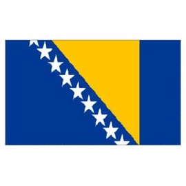 Klicnow Bosnia & Herzegovnia National Flag 5Ft X 3Ft