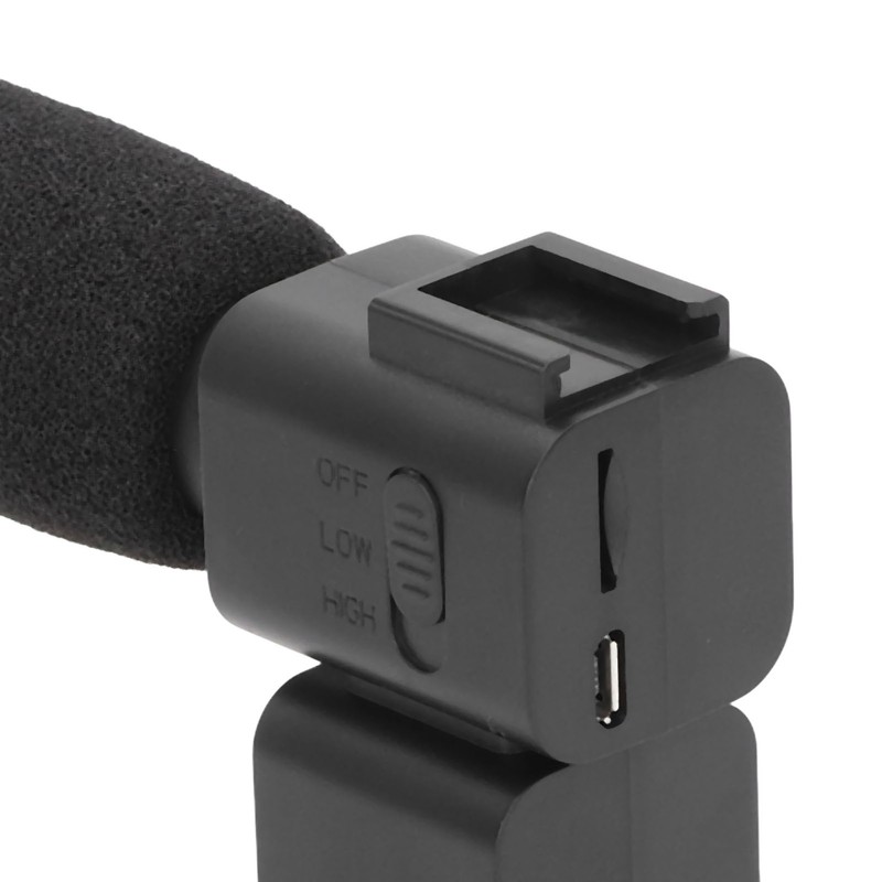 Video Recording Microphone Wide Range Frequency Shock Absorbing Stereo Interview