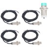 4 Set Inductive Proximity Switch 12mm Dia NPN DC 3