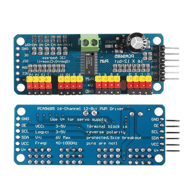 Dorhea PCA9685 16 Channel 12 Bit PWM Servo Driver Board