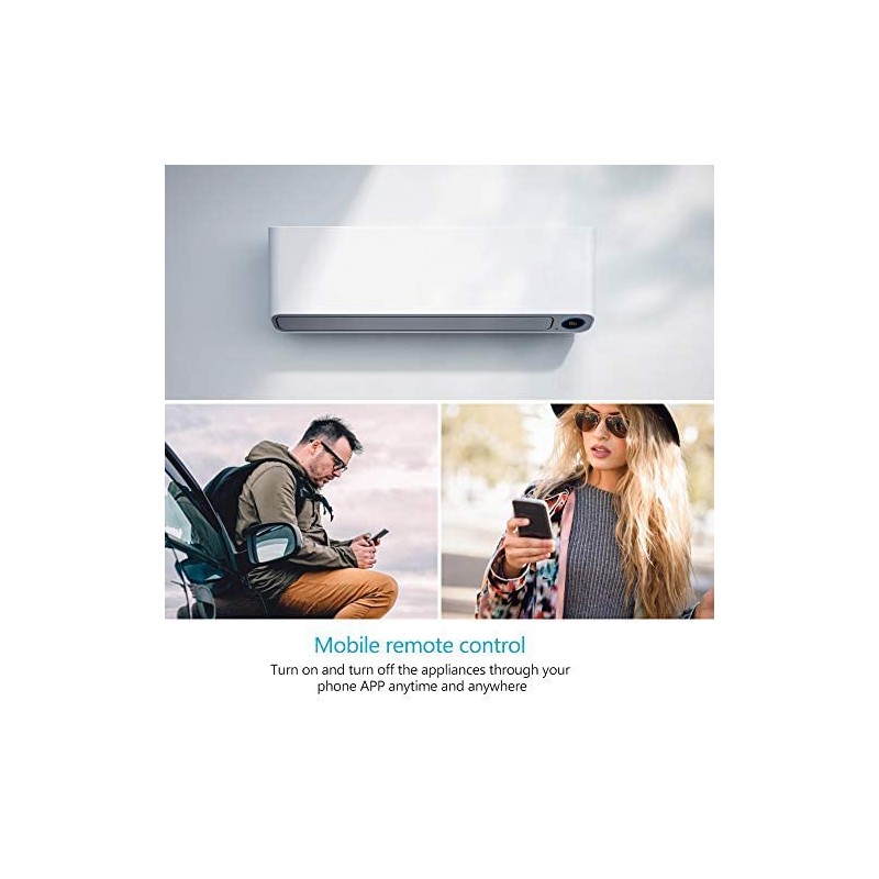 Smart Single-Phase Meter 60A 90-250V, Tuya Smart WiFi 35mm DIN-Rail