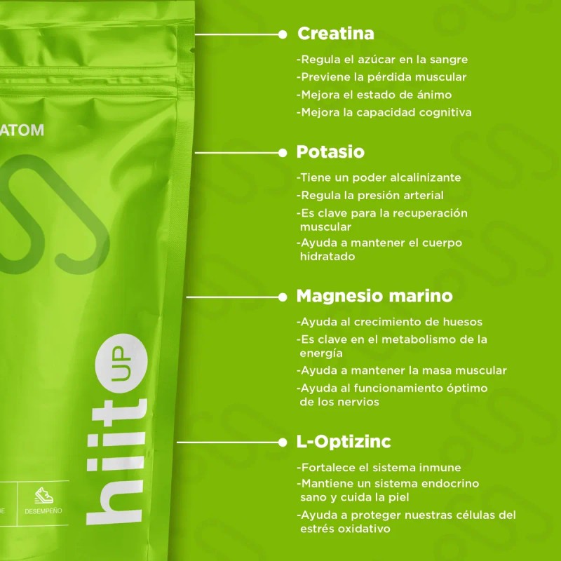 Motivatom - Hiit Up Electrolitos + Creatina Monohidratada