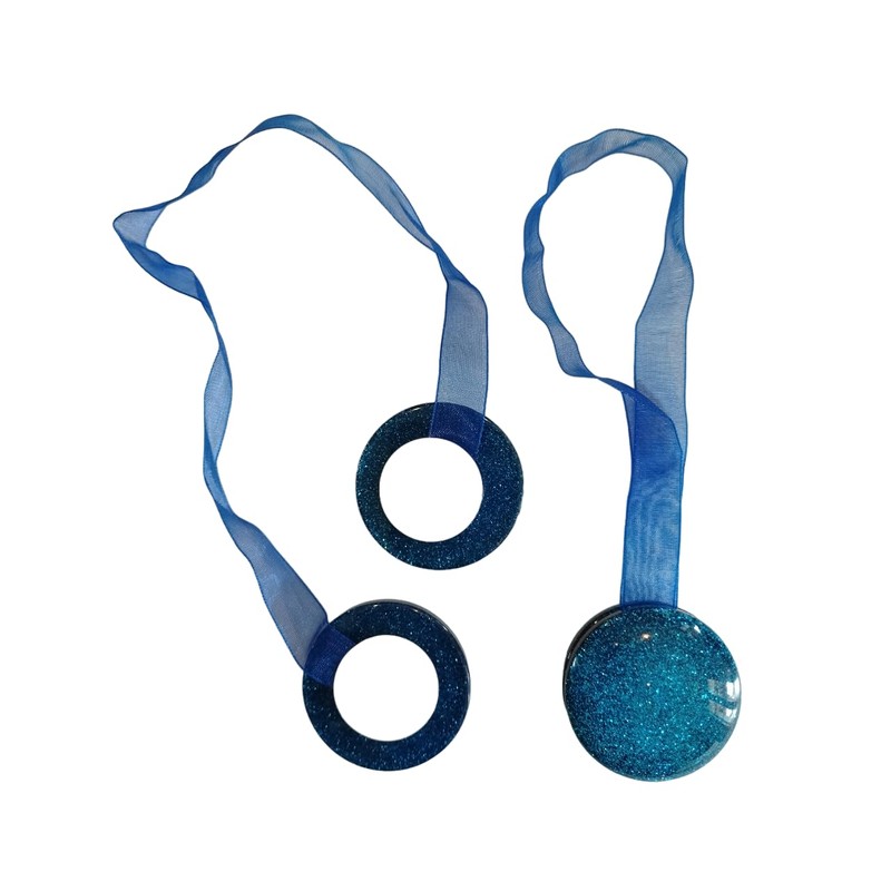 Paar Magnete für Vorhänge (2 Stück in der gleichen Farbe)