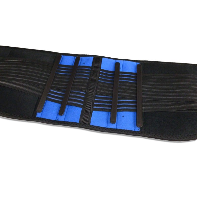 NeoPhysio Neoprene Double Pull Lower Back Support Lumbar Brace =