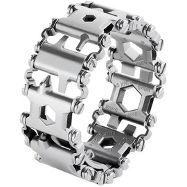 YYCFB Multifunction Tool Bracelet Screwdriver Can Opener Bottle Opener Wrench 29 in 1 Stainless Steel Bracelet Portable
