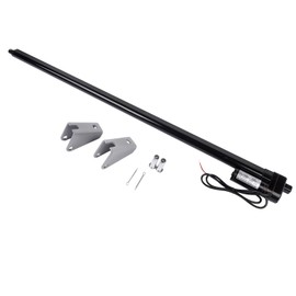 38 Inch Stroke Linear Actuator 12V 440lbs/2000N IP65 Waterproof Electric Actuator Speed 0.31"/sec with Mounting Brackets for Home Automation, Garage Gate Opener, Camper AKWH