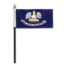 Louisiana Flag 4 x 6 inch