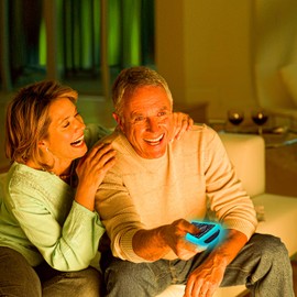 Cover for Dish Network Remote, Case for Dish TV Remote Control 52.0/54.0 Replacement, Silicone Skin Sleeve Glow in The Dark Sky Blue