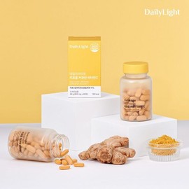 Daily Light 데일리라이트 리포좀 커큐민 비타민C 강황 60정 3개 (6개월분) Daily Light Liposome Curcumin Vitamin C Turmeric 60 Tablets 3 Pcs (6 Months Supply)