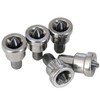 Teursa 5pcs Set Magnetic Positioning Screwdriver Bits Drywall Screw Setter