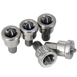Teursa 5pcs Set Magnetic Positioning Screwdriver Bits Drywall Screw Setter PH2 Bits for Plasterboard Screw Hex Shank Positioning Bit Batch Head:_5pcs 25mm