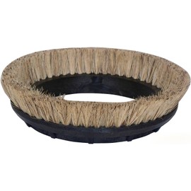 Oreck Commercial 237048 Natural Fiber Union Mix Polishing and Light Scrubbing Orbiter Brush, 12" Diameter, for ORB550MC Orbiter Floor Machine (PAC (2-Pack))