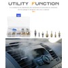 SCUARI 40PCS AC Schrader Valve Kit,AC Valve Core Kit,Car Accessories