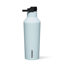 Corkcicle Sport Canteen Insulated Tumbler, Powder Blue, 32 oz – Reusable Water Bottle Keeps Beverages Cold for 25 Hours & Hot 12 Hours – Cupholder Friendly Tumbler with Screw-On Cap