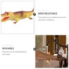 NUOBESTY 4pcs Crocodile Figurine Toy Plastic Alligator Toy Creative Artificial