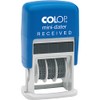 COLOP S160/L1 RECEIVED Mini Dater Stamp - Blue/Red | 105241