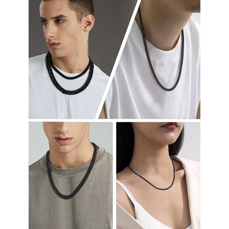 ChainsHouse 17.7 inches (45 cm), Hypoallergenic, Kihei Necklace, Men's, Popular,