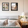 QOTIB 12x16 Collage Picture Frame Black, Display 4 Pcs 5x7