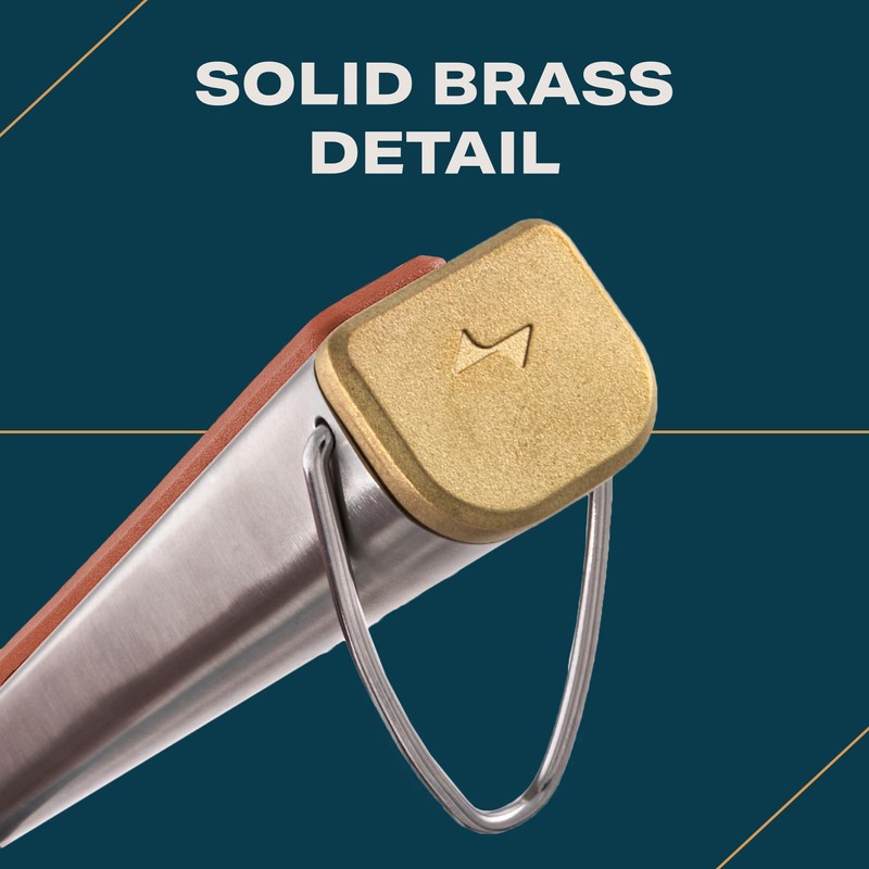 Current® Grill Tongs, 15.4" Stainless Steel with Locking, Heat-Resistant, Heavy