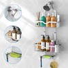 Kadolina Hanging Shower Caddy, Over Head Shower Caddy Shower Organizer