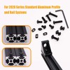 weideer 260PCS M5 T-Nuts Screws Assortment Kit,Compatible with Rail Mount,Replacement