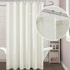 KOUFALL 78 Inch Shower Curtain 72 x 78 Inches Long,Linen