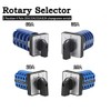 Rotary Switch 3 Position 2-Phase Universal Rotary Cam Switch 25A