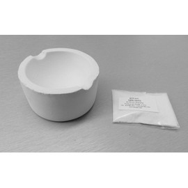 Melting Crucible Dish & Borax to Glaze Crucible 235 Grm Cap. - MELT Gold Silver (E 11)