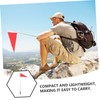 POPETPOP Adjustable Stick Flag for Sports Events Safety Flags for