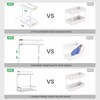 PXRACK Under Sink Organizer,1 Pack,2 Tier Metal Slide out Sink