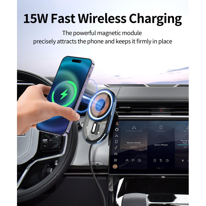 Wireless Charging car Phone Holder for Land Rover Range Rover