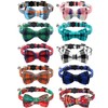 Joytale Cat Collar with Bell and Bow Tie, Soft Tartan,