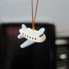 AMIORO Airplane Car Mirror Hanging Accessories Creative Auto Decor Car