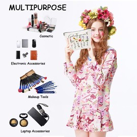 God Says You Are...Christian Gift for Women Inspirational Bible Verse Cosmetic Bags with Zipper Motivational Religious Travel Pouch for Women, Mother, Sister