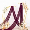 Socomi Wedding Arch Draping Fabric 3 Panels 29" x 19Ft