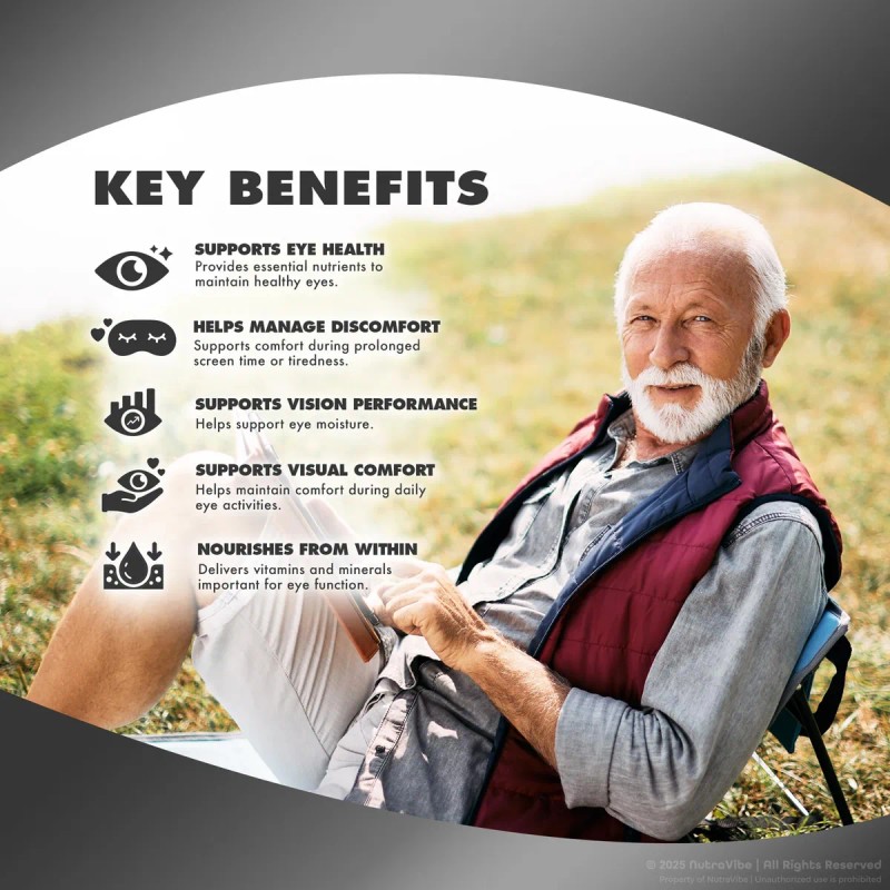 Clearer Suplemento Visión Ingredientes Naturales 60 Cápsulas