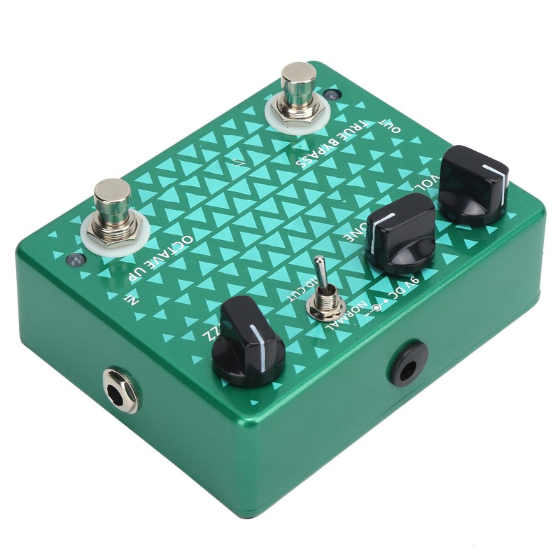 Distortion Guitar Pedal Octave Instrument Accessory with True Bypass Design