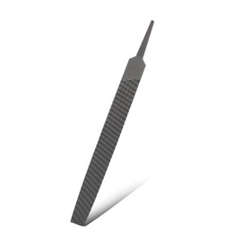 Bivethoi 6 Inch Flat Medium Cut File, High-Carbon Steel Double Cut Teeth Single Hand File Without Handle Suitable for Wood, Metal, Sharpening