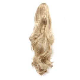 OneDor 20" Curly Synthetic Clip In Claw Drawstring Ponytail Hair Extension Synthetic Hairpiece 190g with a jaw/claw clip (R1488H)