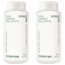 [Vegan Beauty] Innisfree Olive Vitamin E Real Lotion, 170ml, 2 pieces / [비건뷰티] 이니스프리 올리브 비타민 E 리얼 로션, 170ml, 2개