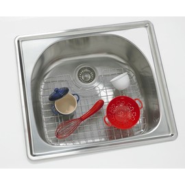 Better Houseware D-Shape Sink Protector Grid - Stainless Steel