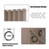 BONZER Waterproof Outdoor Blackout Curtains for Patio - Thermal Insulated,