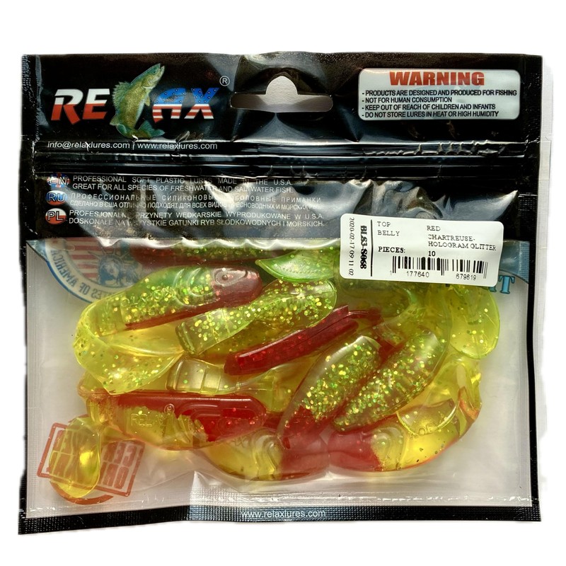 Relax Kopyto 3L Classic 3 Inch Rubber Fish Approx. 8