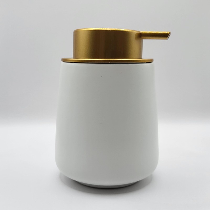 Generisch Soap Dispenser Marbled Ceramic 400 ml Foam and Lotion