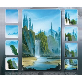 Hansa Futuristic Cityscape II 410193 Stencil