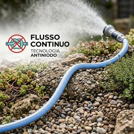 Magic Blue 10 Meters Expandable Knot Twist Resistant Garden Hose with Bag and Spray