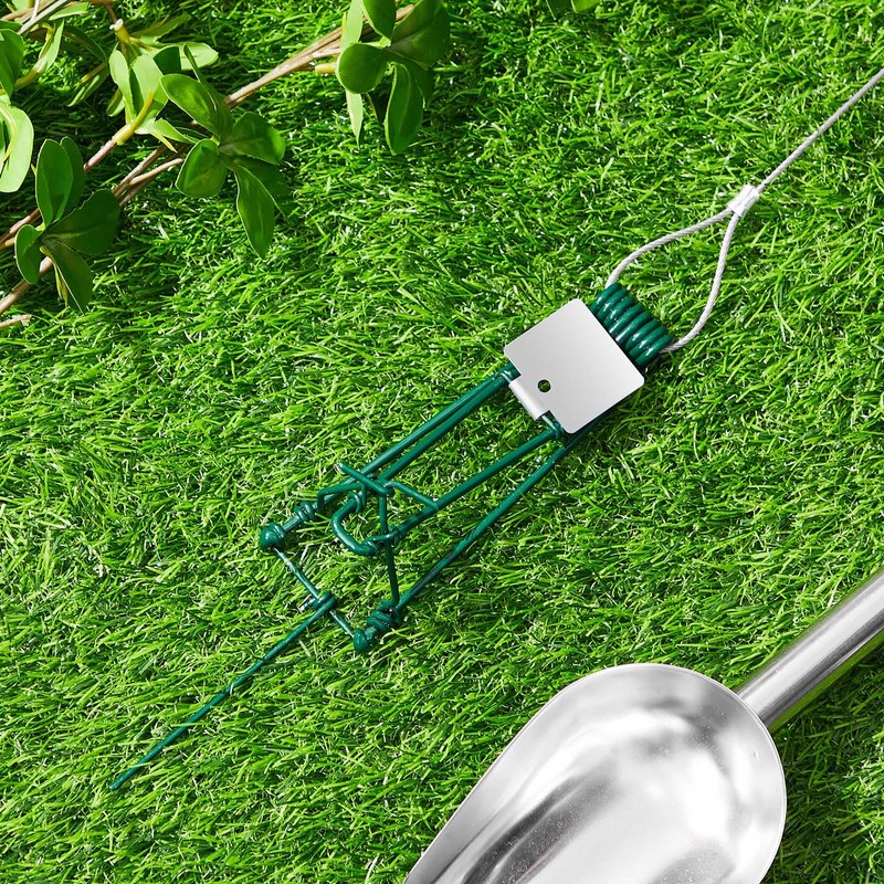 Qualirey 8 Pcs Gopher Trap with Chain Gopher Killer Vole