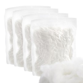 Cididu 800g/27oz Polyester Fiber Fill, Premium Fiber Fill Stuffing, Fluff Stuffing High Resilience Fiber for Stuffed Animal Crafts, Small Dolls, Pillow Comforter DIY, Cushions Stuffing